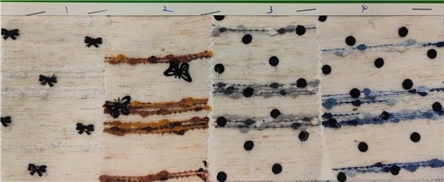 velvet dot bow plush particle horizontal stripe cotton linen gauze