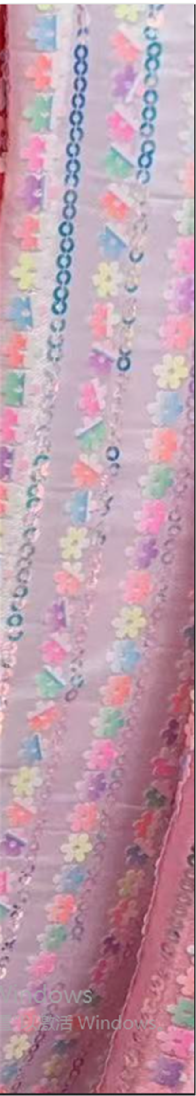 flower sequins fabric
