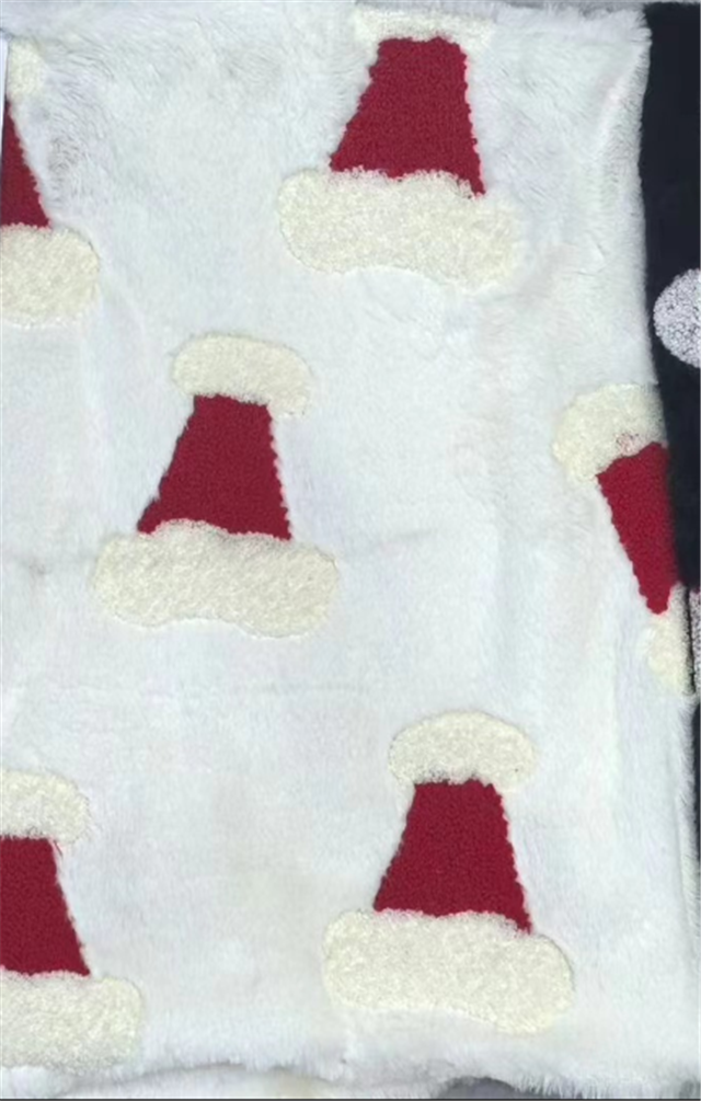 christmas hat velvet fabric