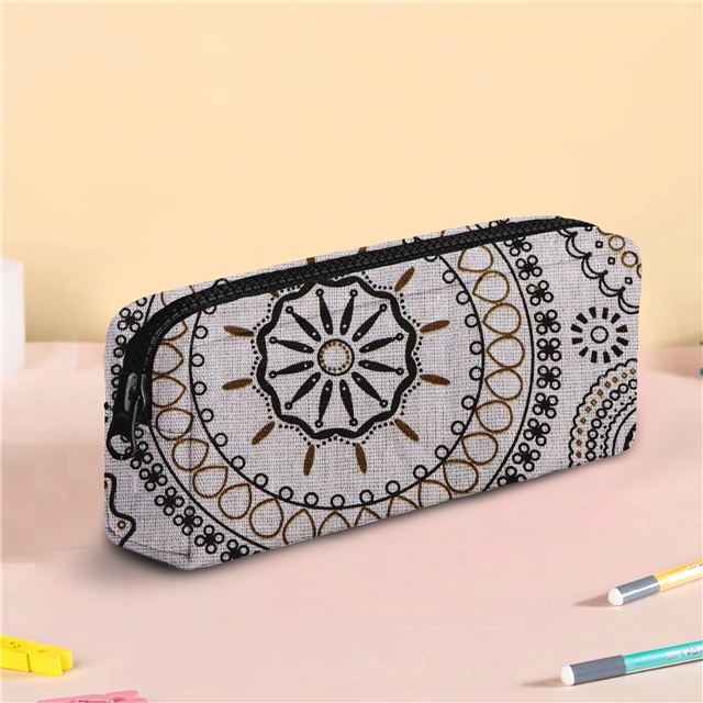 fresh printed polyester cotton spun linen fabric