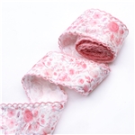 38mm flower double layer two-color hook ribbon