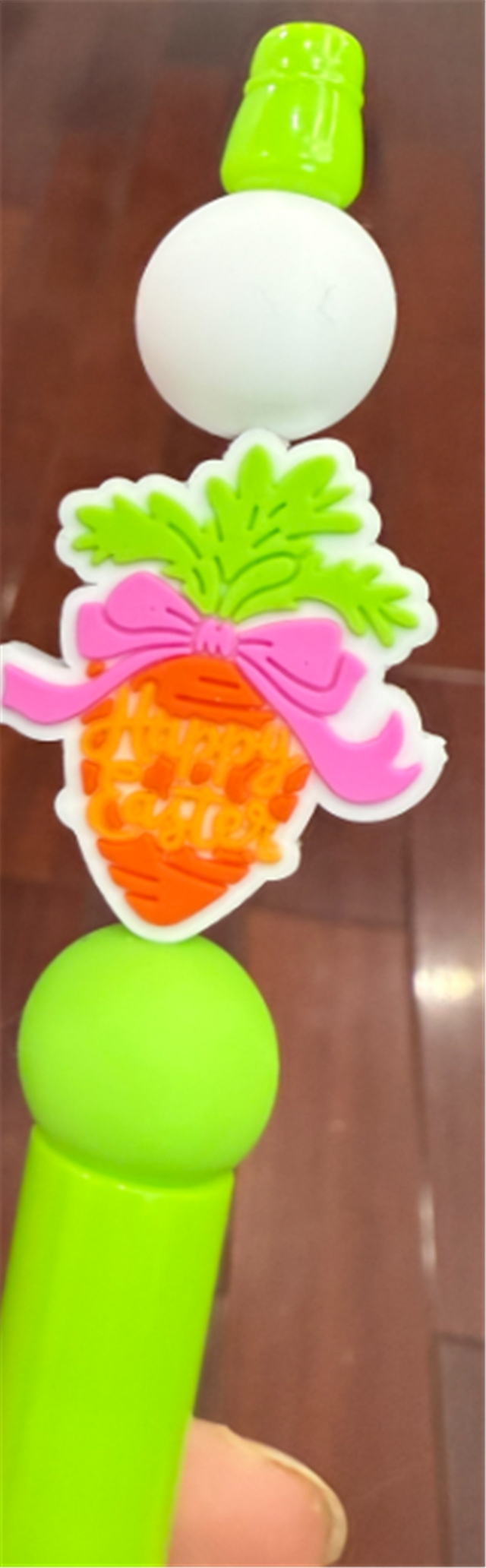 silicone easter carrot silicone beads