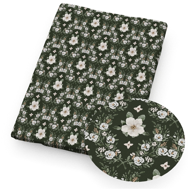 polyester cotton geometric flower horse series polyester cotton fabric set (8 pcs/set) polyester cotton fabric,50*45cm(19.7*17.7