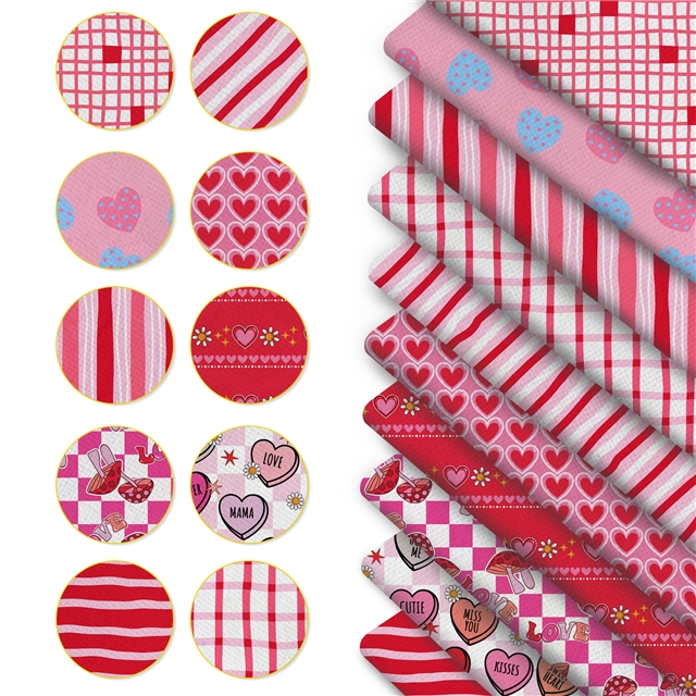 polyester cotton valentine