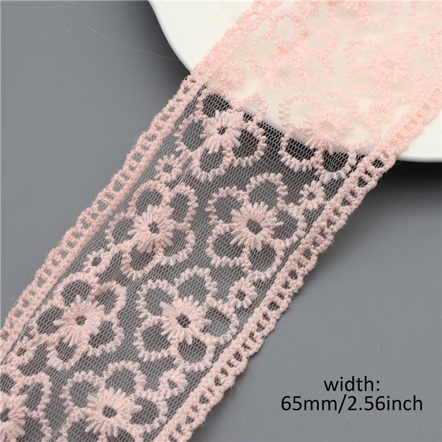 milk silk embroidery branch flower mesh lace