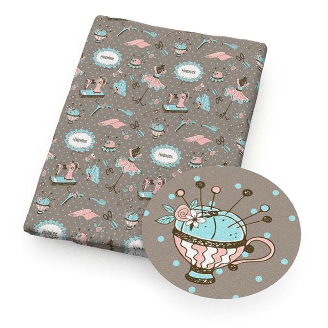 polyester cotton sewing tools series polyester cotton fabric set (4 pcs/set)