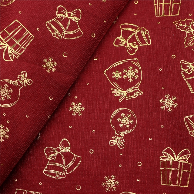 hot stamping gift snowflake christmas ball bamboo fiber fabric