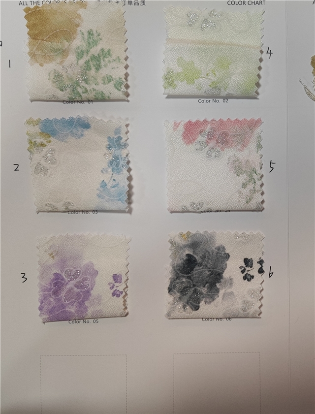 offset printing powder, ink wash flower fabric