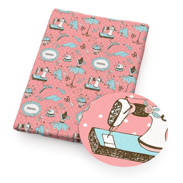 polyester cotton sewing tools series polyester cotton fabric set (4 pcs/set)