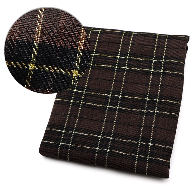 plaid yarn-dyed fabric
