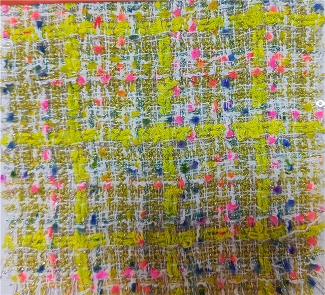 sequin woolen bright silk woven small fragrant fabric