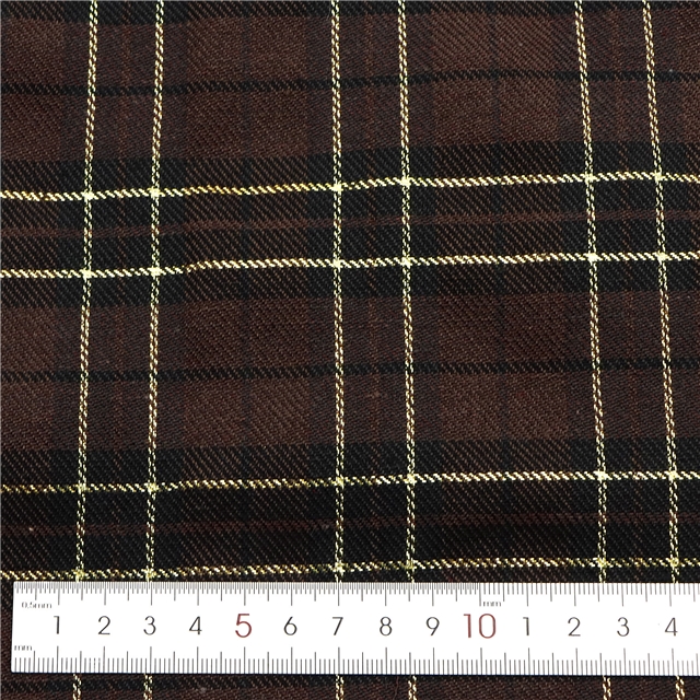 plaid yarn-dyed fabric