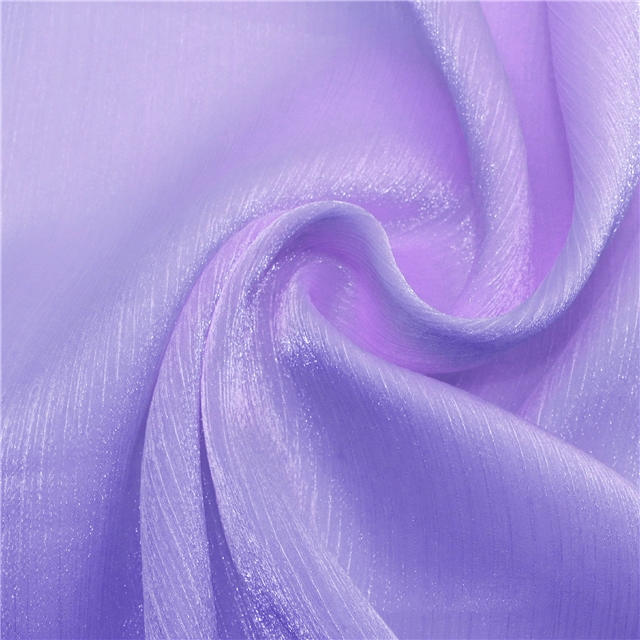 plain shimmering ice flower wrinkled organza fabric 37#,50*150cm(19.7*59.1