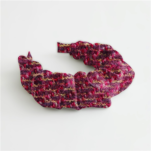 golden onion velvet yarn woven small fragrant fabric