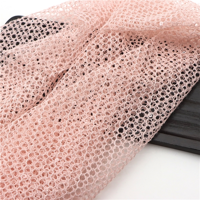 sequin hollow mesh fabric