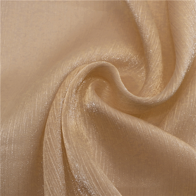 plain shimmering ice flower wrinkled organza fabric 46#,50*150cm(19.7*59.1
