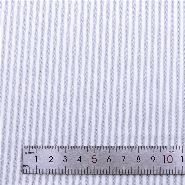 4 ways gold and silver striped knitted fabric