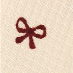 velvet bowknot waffle fabric cross patternplaid fabric