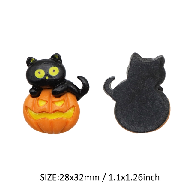 resin Halloween Series Pumpkin 3D Resin Accessories