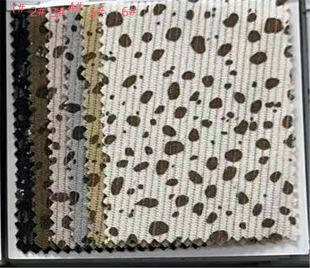 irregular circular lighting core velvet fabric