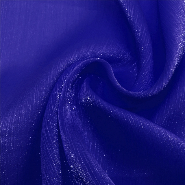 plain shimmering ice flower wrinkled organza fabric 58#,50*150cm(19.7*59.1