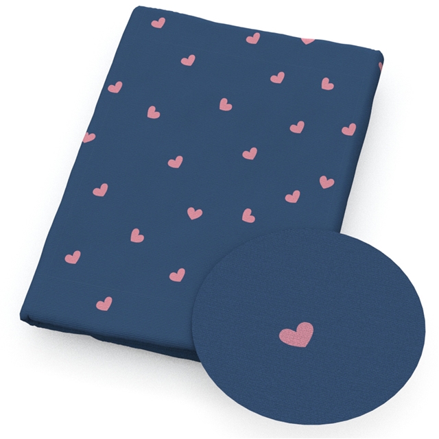 polyester cotton heart cat series polyester cotton fabric set (12 pcs/set) polyester cotton fabric,50*45cm(19.7*17.7