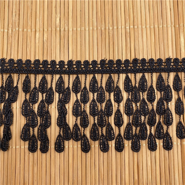 embroidered tassel water soluble lace