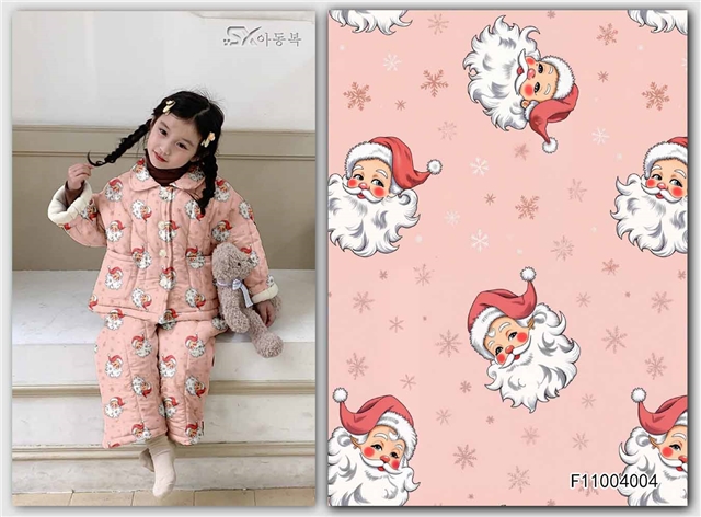 christmas 100% cotton flannel digital printed fabric