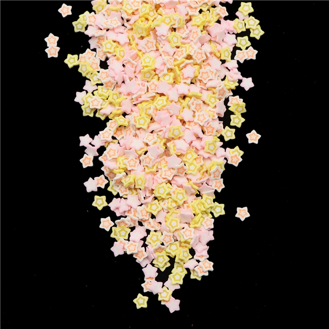 polymer clay Mix star series soft ceramic nail packaging filler
