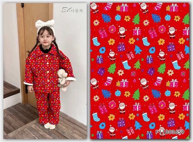 christmas 100% cotton flannel digital printed fabric