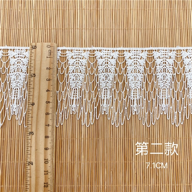 embroidered tassel water soluble lace