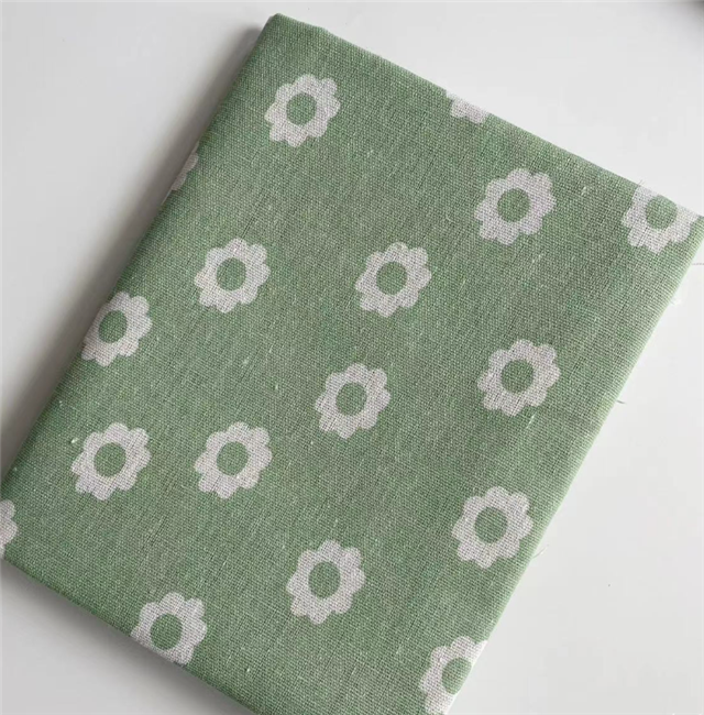 Fruit series printed linen fabric