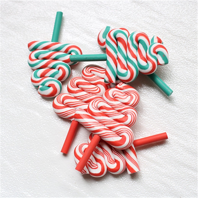 pastic/resin christmas tree lollipop soft glue accessories