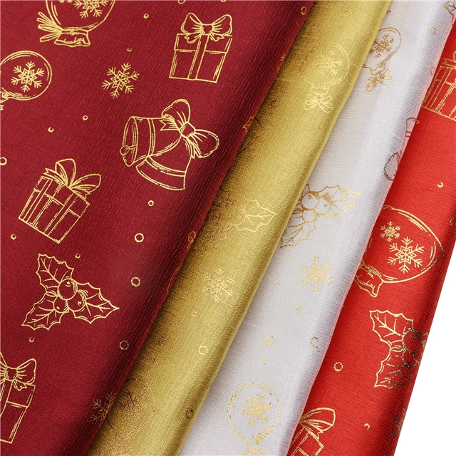 hot stamping gift snowflake christmas ball bamboo fiber fabric