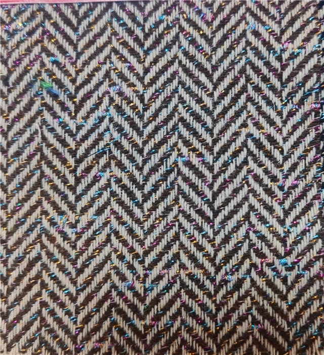 colorful bright silk woolen herringbone woolen fabric
