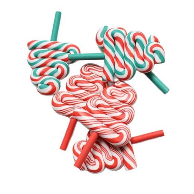 pastic/resin christmas tree lollipop soft glue accessories