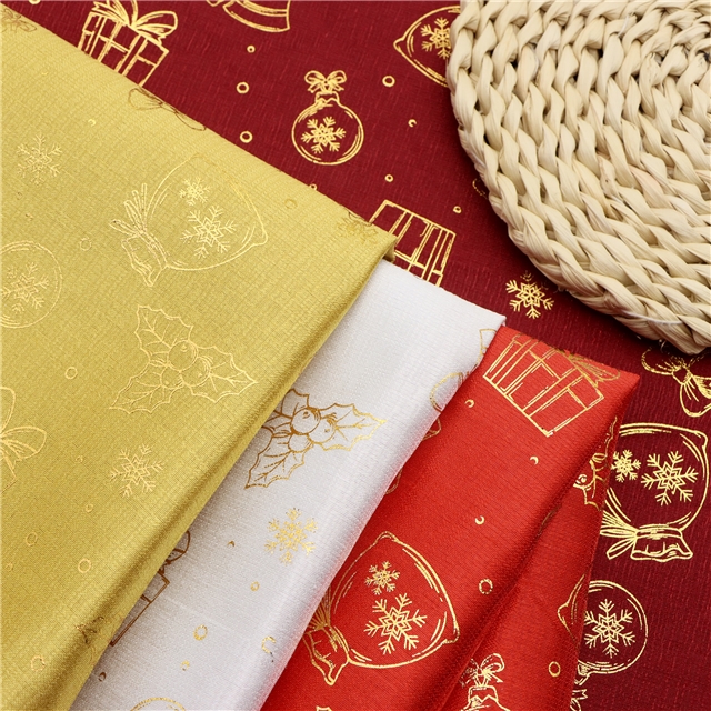 hot stamping gift snowflake christmas ball bamboo fiber fabric