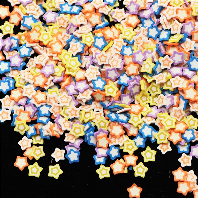 polymer clay Mix star series soft ceramic nail packaging filler