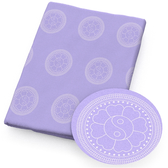 polyester cotton geometric star moon flower series polyester cotton fabric set (5 pcs/set)
