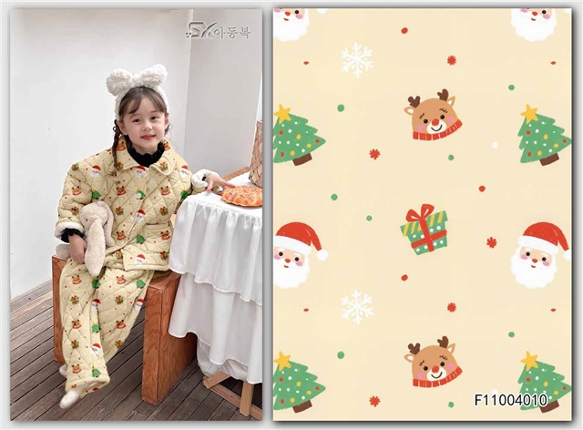 christmas 100% cotton flannel digital printed fabric