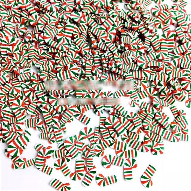 soft clay christmas series soft ceramic slice packaging filler