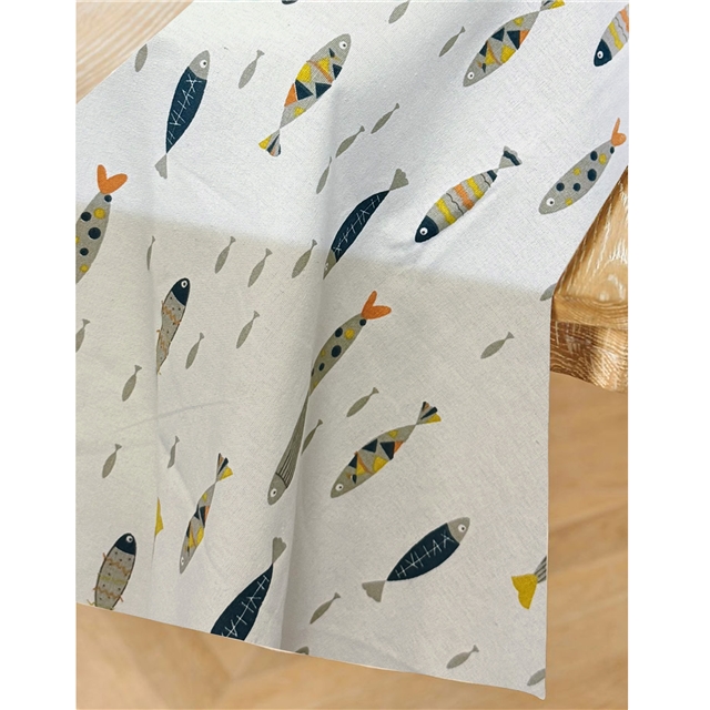 fish printing polyester cotton canvas fabric