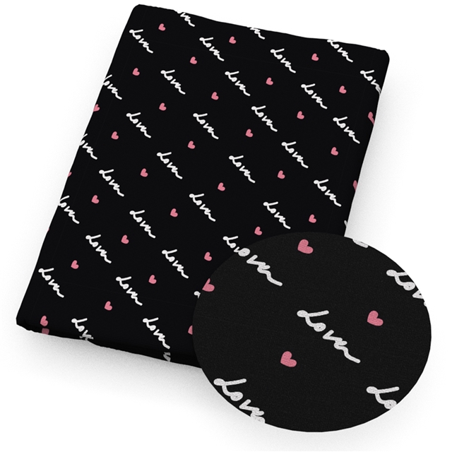 polyester cotton stripe heart series polyester cotton fabric set (12 pcs/set) polyester cotton fabric,20*20cm(7.9*7.9