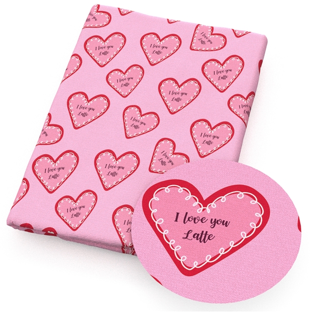 polyester cotton valentine