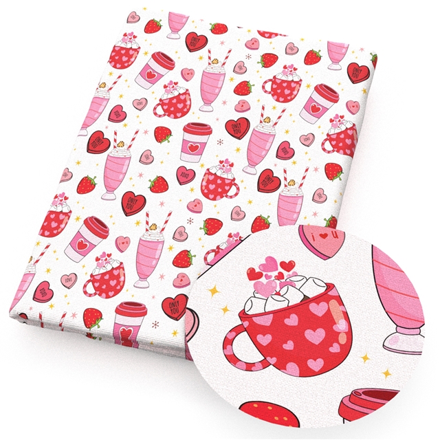 polyester cotton valentine