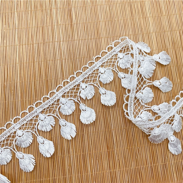 embroidered tassel water soluble lace
