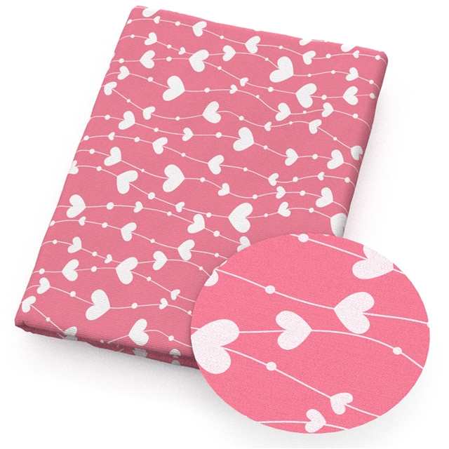 polyester cotton stripe heart series polyester cotton fabric set (12 pcs/set) polyester cotton fabric,20*20cm(7.9*7.9