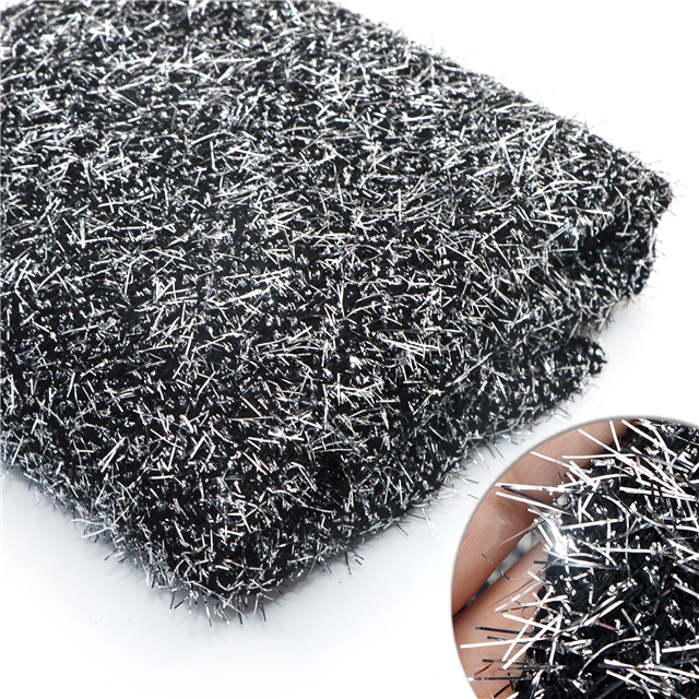 gold and silver thread woolen woven small fragrant fabric 2#silver,50*140cm(19.7*55.1