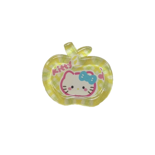resin transparent Kitty apple 3d resin accessories