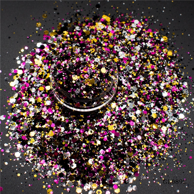 halloween mixed rainbow glitter (10g/box)